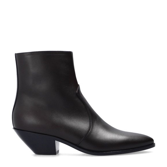 Saint Laurent West 45 Booties in Ebano - Picture 1 of 12